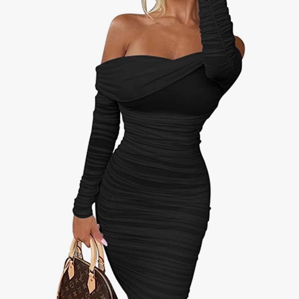 Black tight dress - size M